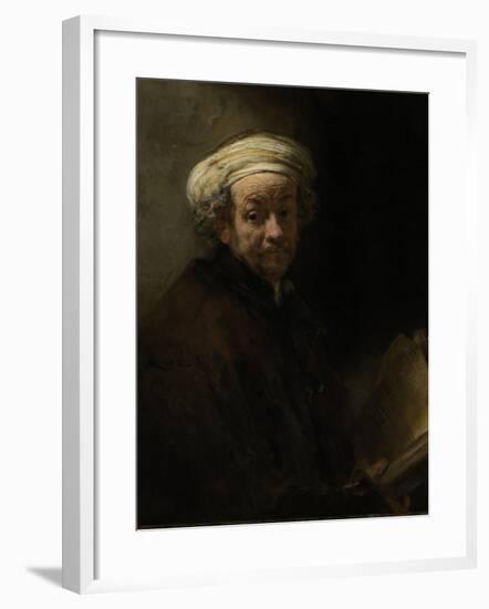 Self Portrait as the Apostle Paul, 1661-Rembrandt van Rijn-Framed Giclee Print