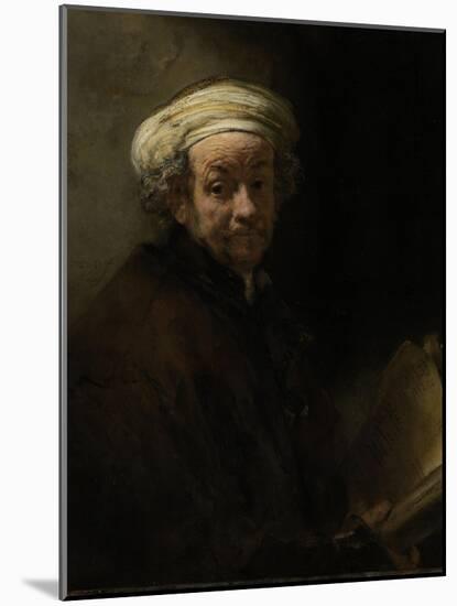 Self- Portrait as the Apostle Paul-Rembrandt van Rijn-Mounted Art Print