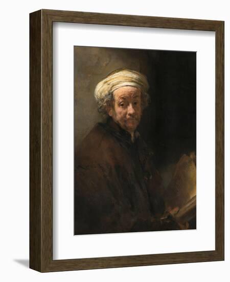 Self-Portrait as the Apostle Paul-Rembrandt van Rijn-Framed Giclee Print