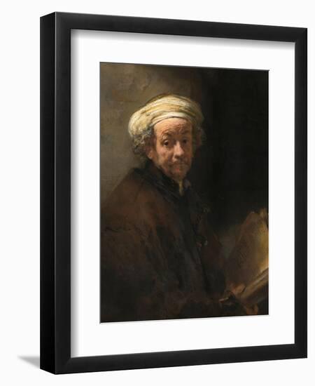 Self-Portrait as the Apostle Paul-Rembrandt van Rijn-Framed Giclee Print