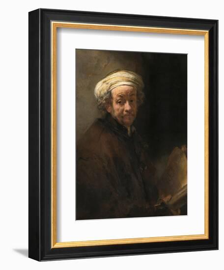 Self-Portrait as the Apostle Paul-Rembrandt van Rijn-Framed Giclee Print