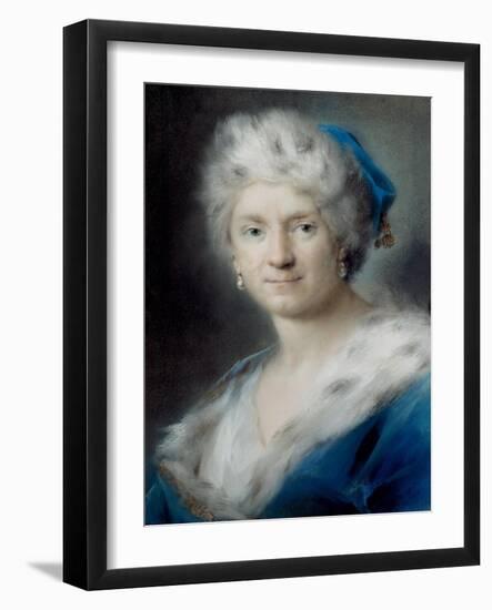 Self-Portrait as Winter, 1731-Rosalba Giovanna Carriera-Framed Giclee Print