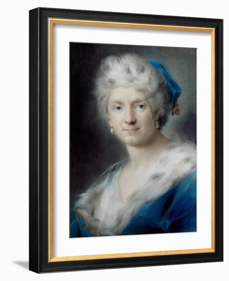 Self-Portrait as Winter, 1731-Rosalba Giovanna Carriera-Framed Giclee Print