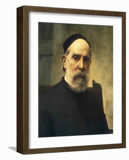 Self-Portrait at Age 88-Francesco Hayez-Framed Giclee Print