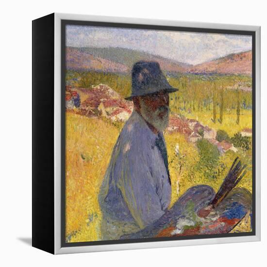 Self Portrait at La Bastide-du-Vert, Autoportrait a La Bastide-du-Vert, 1905-Henri Martin-Framed Premier Image Canvas