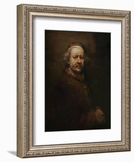 Self Portrait at Old Age, 1669-Rembrandt van Rijn-Framed Giclee Print