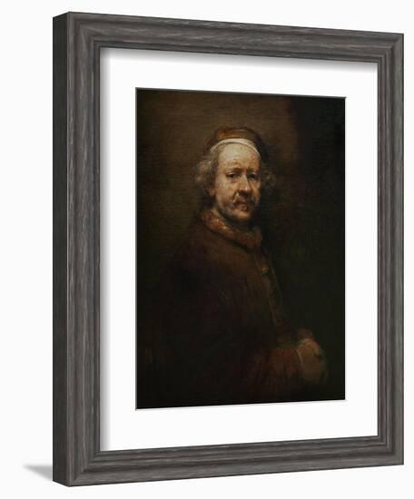 Self Portrait at Old Age, 1669-Rembrandt van Rijn-Framed Giclee Print