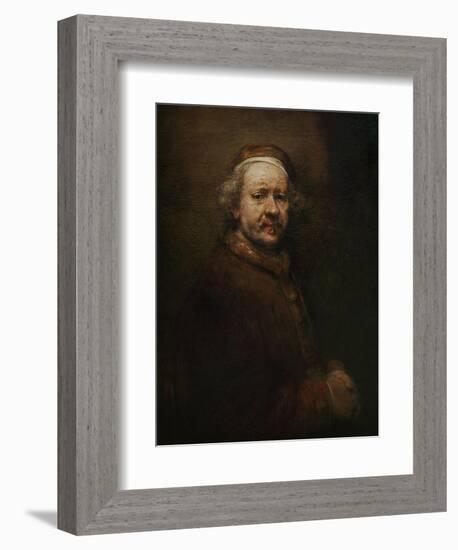 Self Portrait at Old Age, 1669-Rembrandt van Rijn-Framed Giclee Print