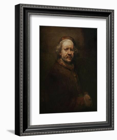 Self Portrait at Old Age, 1669-Rembrandt van Rijn-Framed Giclee Print