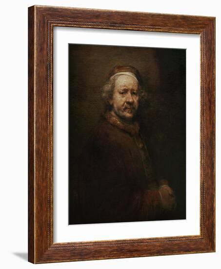 Self Portrait at Old Age, 1669-Rembrandt van Rijn-Framed Giclee Print