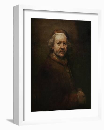 Self Portrait at Old Age, 1669-Rembrandt van Rijn-Framed Giclee Print