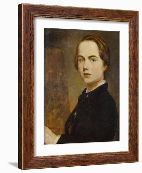 Self-Portrait at the Age of 14, 1841-William Holman Hunt-Framed Giclee Print