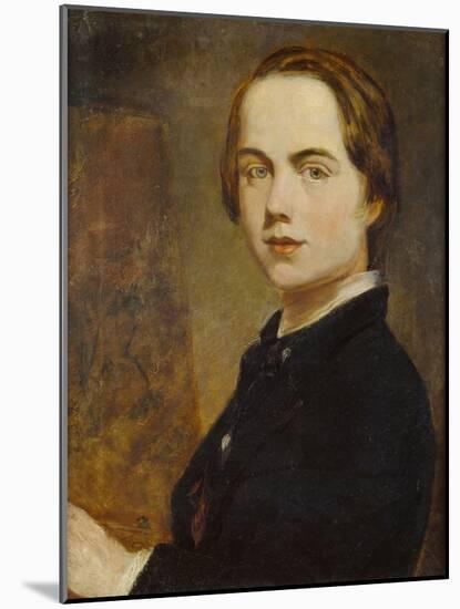 Self-Portrait at the Age of 14, 1841-William Holman Hunt-Mounted Giclee Print