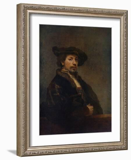 Self Portrait at the Age of 34, 1640-Rembrandt van Rijn-Framed Giclee Print