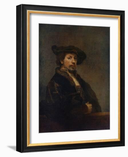 Self Portrait at the Age of 34, 1640-Rembrandt van Rijn-Framed Giclee Print