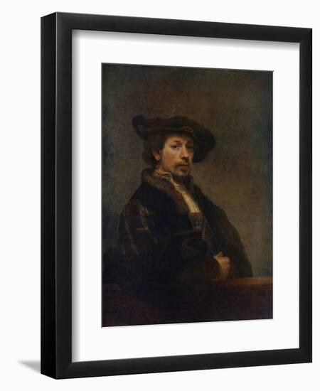 Self Portrait at the Age of 34, 1640-Rembrandt van Rijn-Framed Giclee Print