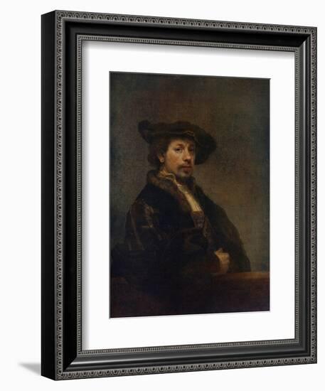 Self Portrait at the Age of 34, 1640-Rembrandt van Rijn-Framed Giclee Print