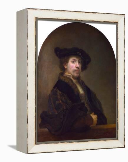 Self Portrait at the Age of 34-Rembrandt van Rijn-Framed Premier Image Canvas