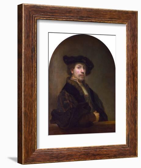 Self Portrait at the Age of 34-Rembrandt van Rijn-Framed Giclee Print