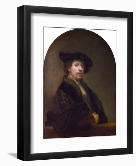 Self Portrait at the Age of 34-Rembrandt van Rijn-Framed Giclee Print