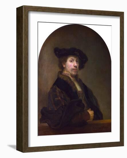 Self Portrait at the Age of 34-Rembrandt van Rijn-Framed Giclee Print