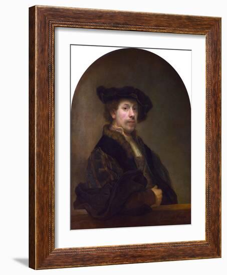 Self Portrait at the Age of 34-Rembrandt van Rijn-Framed Giclee Print