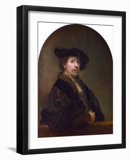 Self Portrait at the Age of 34-Rembrandt van Rijn-Framed Giclee Print