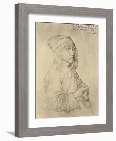 Self Portrait at the Age of Thirteen, 1484-Albrecht Dürer-Framed Giclee Print