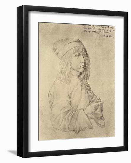 Self Portrait at the Age of Thirteen, 1484-Albrecht Dürer-Framed Giclee Print