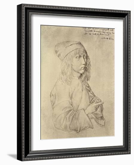 Self Portrait at the Age of Thirteen, 1484-Albrecht Dürer-Framed Giclee Print