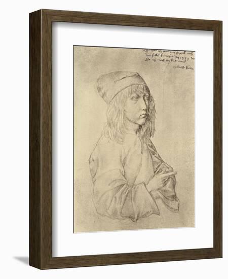 Self Portrait at the Age of Thirteen, 1484-Albrecht Dürer-Framed Giclee Print