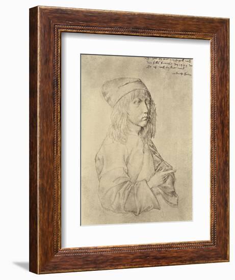 Self Portrait at the Age of Thirteen, 1484-Albrecht Dürer-Framed Giclee Print