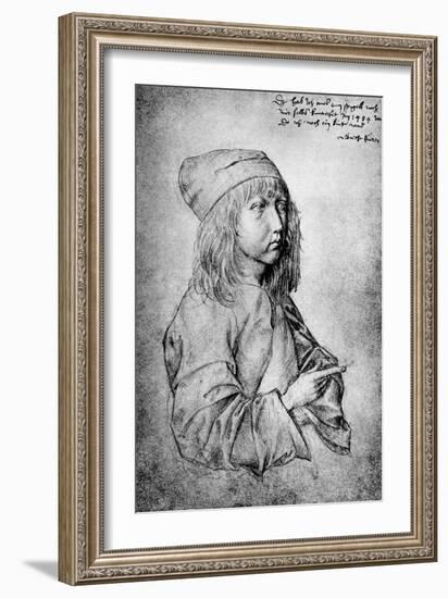 Self Portrait at the Age of Thirteen, 1484-Albrecht Durer-Framed Giclee Print