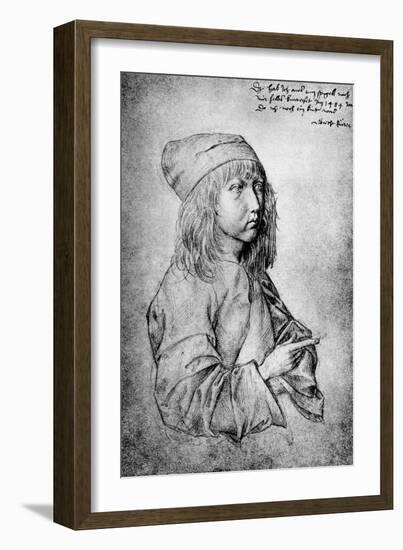 Self Portrait at the Age of Thirteen, 1484-Albrecht Durer-Framed Giclee Print