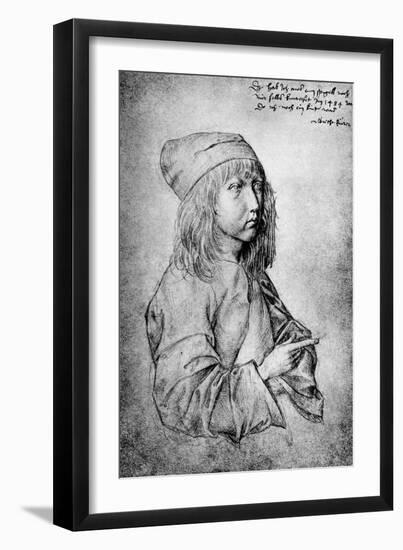 Self Portrait at the Age of Thirteen, 1484-Albrecht Durer-Framed Giclee Print