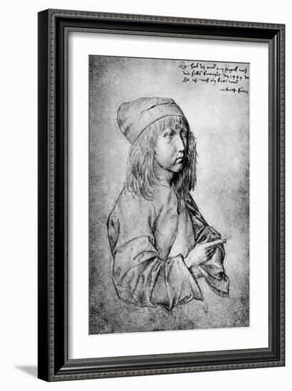 Self Portrait at the Age of Thirteen, 1484-Albrecht Durer-Framed Giclee Print