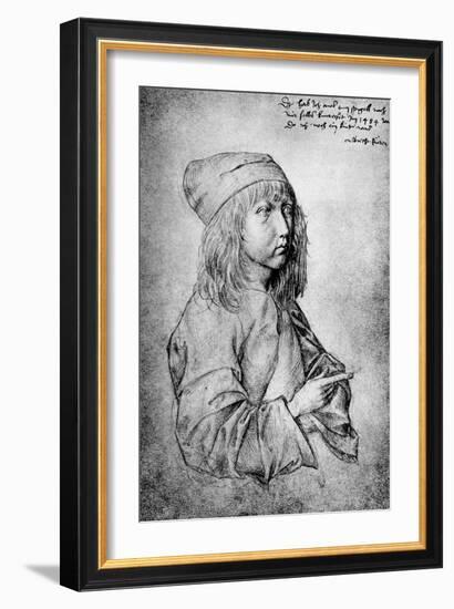 Self Portrait at the Age of Thirteen, 1484-Albrecht Durer-Framed Giclee Print