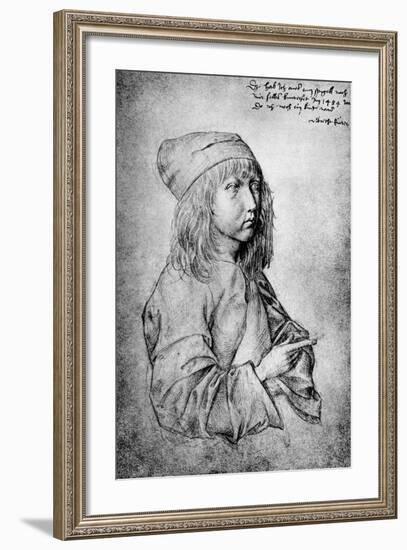 Self Portrait at the Age of Thirteen, 1484-Albrecht Durer-Framed Giclee Print