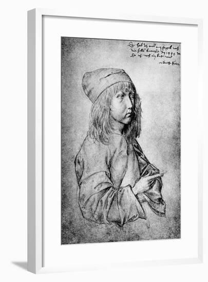 Self Portrait at the Age of Thirteen, 1484-Albrecht Durer-Framed Giclee Print