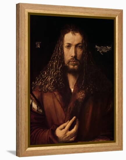 Self Portrait at the Age of Twenty-Eight, 1500-Albrecht Dürer-Framed Premier Image Canvas