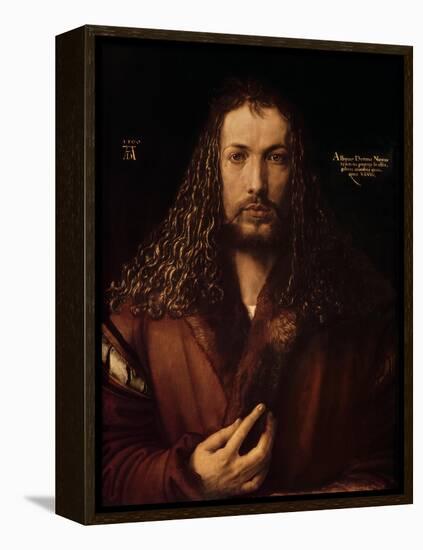 Self Portrait at the Age of Twenty-Eight, 1500-Albrecht Dürer-Framed Premier Image Canvas