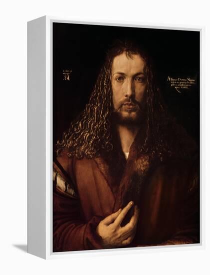 Self Portrait at the Age of Twenty-Eight, 1500-Albrecht Dürer-Framed Premier Image Canvas