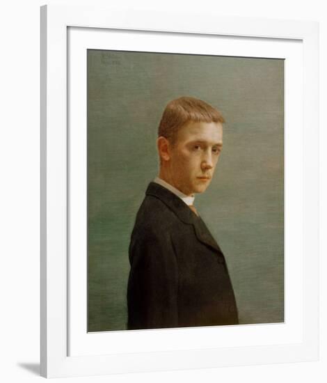 Self- Portrait at the Age of Twenty-Félix Vallotton-Framed Giclee Print