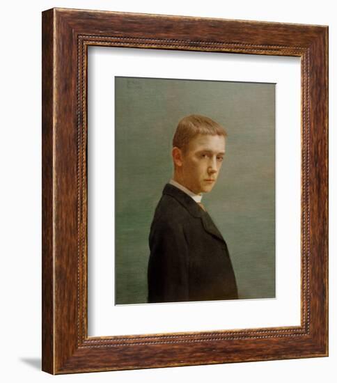 Self-Portrait at the Age of Twenty-Félix Vallotton-Framed Giclee Print