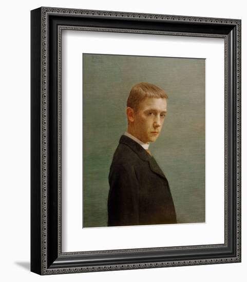 Self-Portrait at the Age of Twenty-Félix Vallotton-Framed Giclee Print