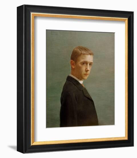 Self-Portrait at the Age of Twenty-Félix Vallotton-Framed Giclee Print