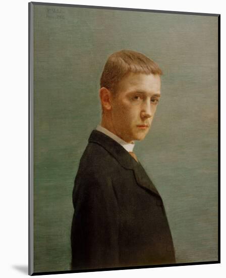 Self-Portrait at the Age of Twenty-Félix Vallotton-Mounted Giclee Print