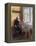 Self-Portrait by the Window-Christian Krohg-Framed Premier Image Canvas
