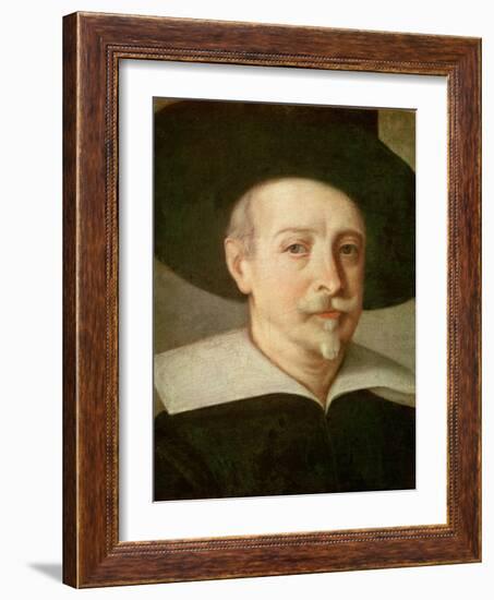 Self Portrait, C.1630 (Oil on Canvas)-Guido Reni-Framed Giclee Print