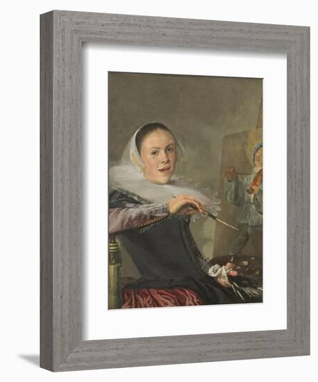 Self-Portrait, C. 1630-Judith Leyster-Framed Giclee Print